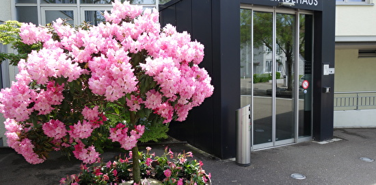 Eingang Gemeindehaus