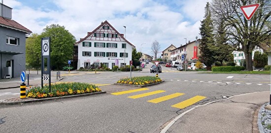 Sperrung Dorf-, Halden- und Riedmühlestrasse