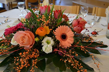 Feierliche Tafel an der Jubilarenehrung