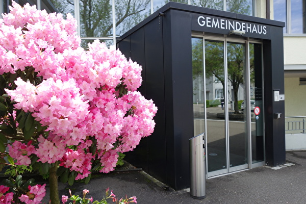 Eingang Gemeindehaus