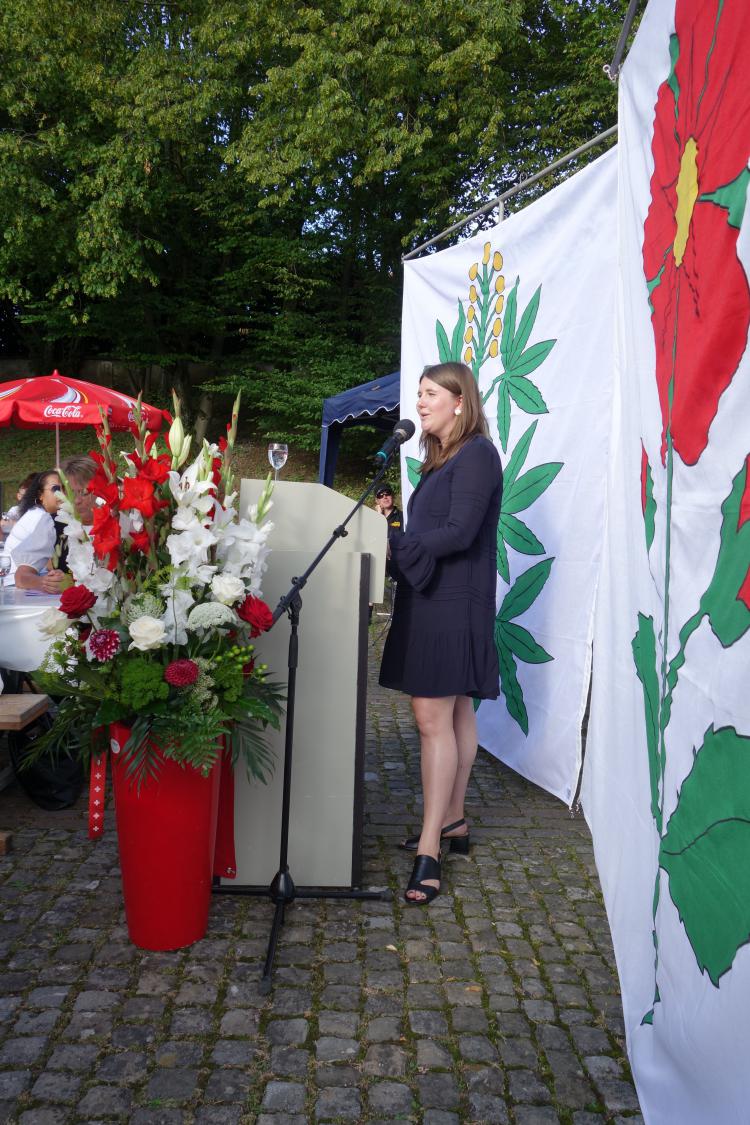 Die Festansprache hielt die Wangemerin Laura Angst zum Thema Milizsystem in der Schweiz.