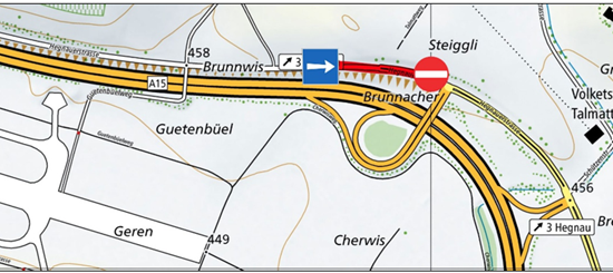 Sperrung Verkehr von Volketswil nach Wangen
