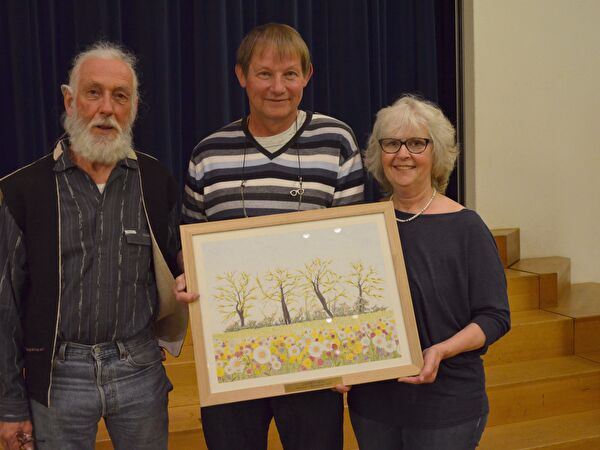 Lifetime-Award Gewinner mit Künstler