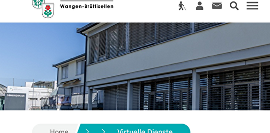 Website virtuelle Dienste