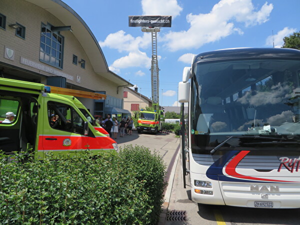 Besuch bei der Feuerwehr