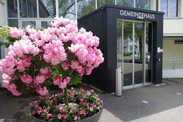 Eingang Gemeindehaus