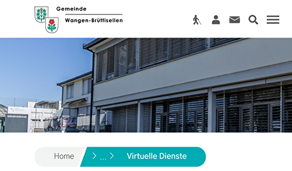Website virtuelle Dienste