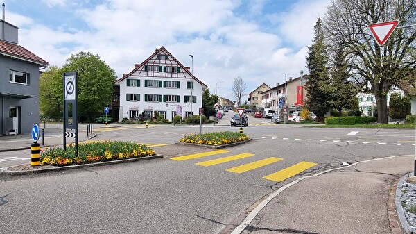 Sperrung Dorf-, Halden- und Riedmühlestrasse