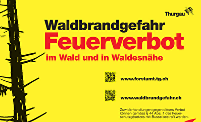 Plakat Feuerverbot