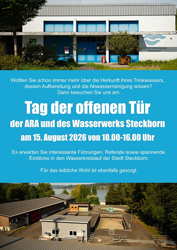 Flyer mit den im Text angegebenen Details.