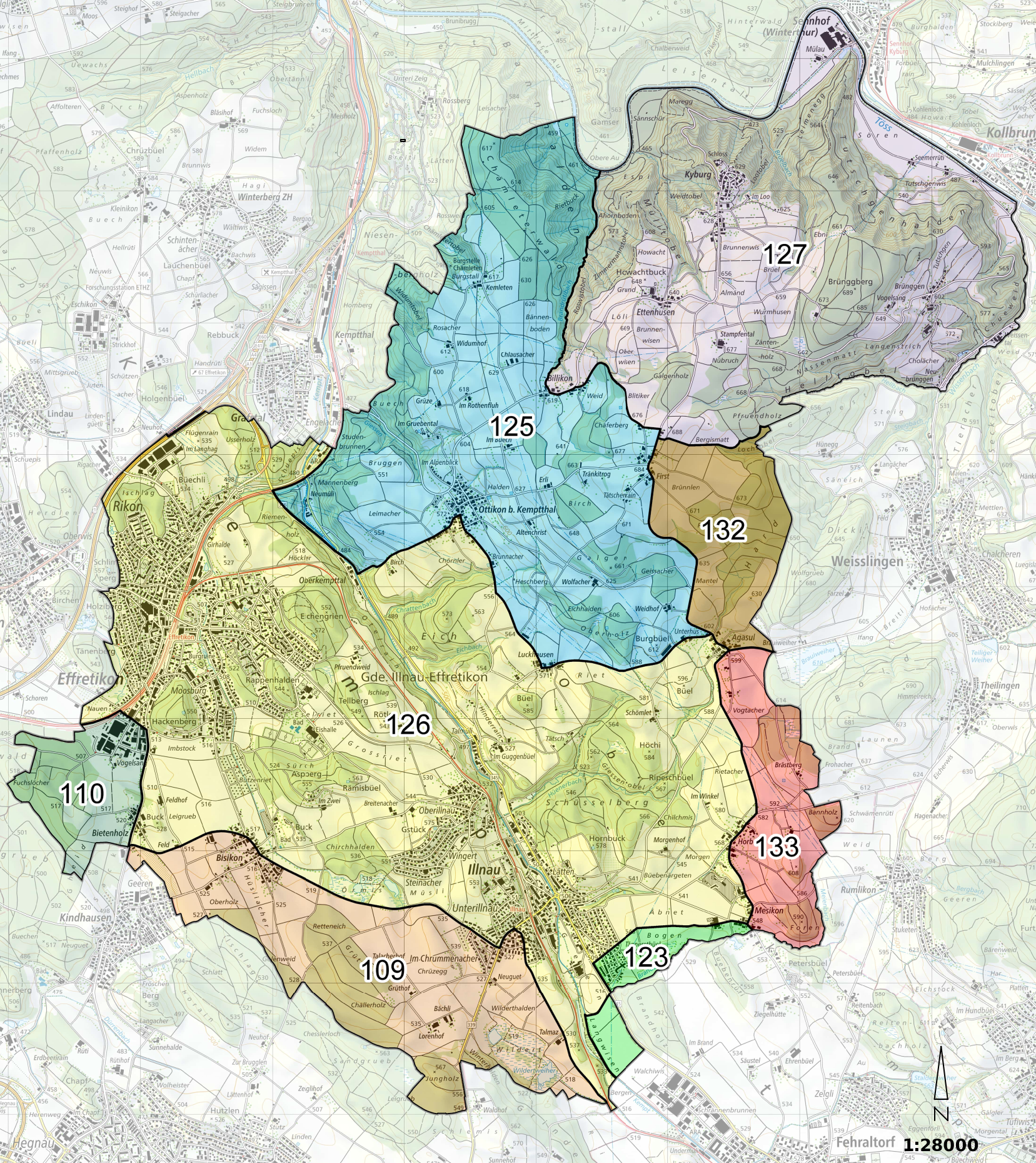 Plan Jagdreviere