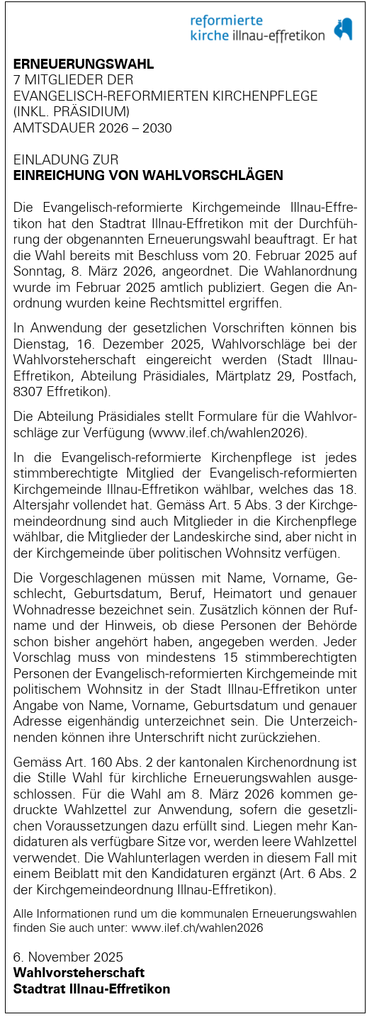 amtliche Publikation