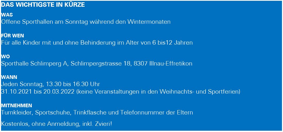 Das Wichtigste in Kürze
