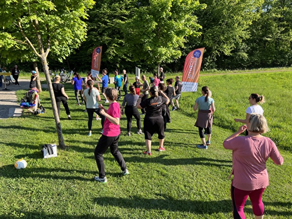 Zumba am Eröffnungsanlass