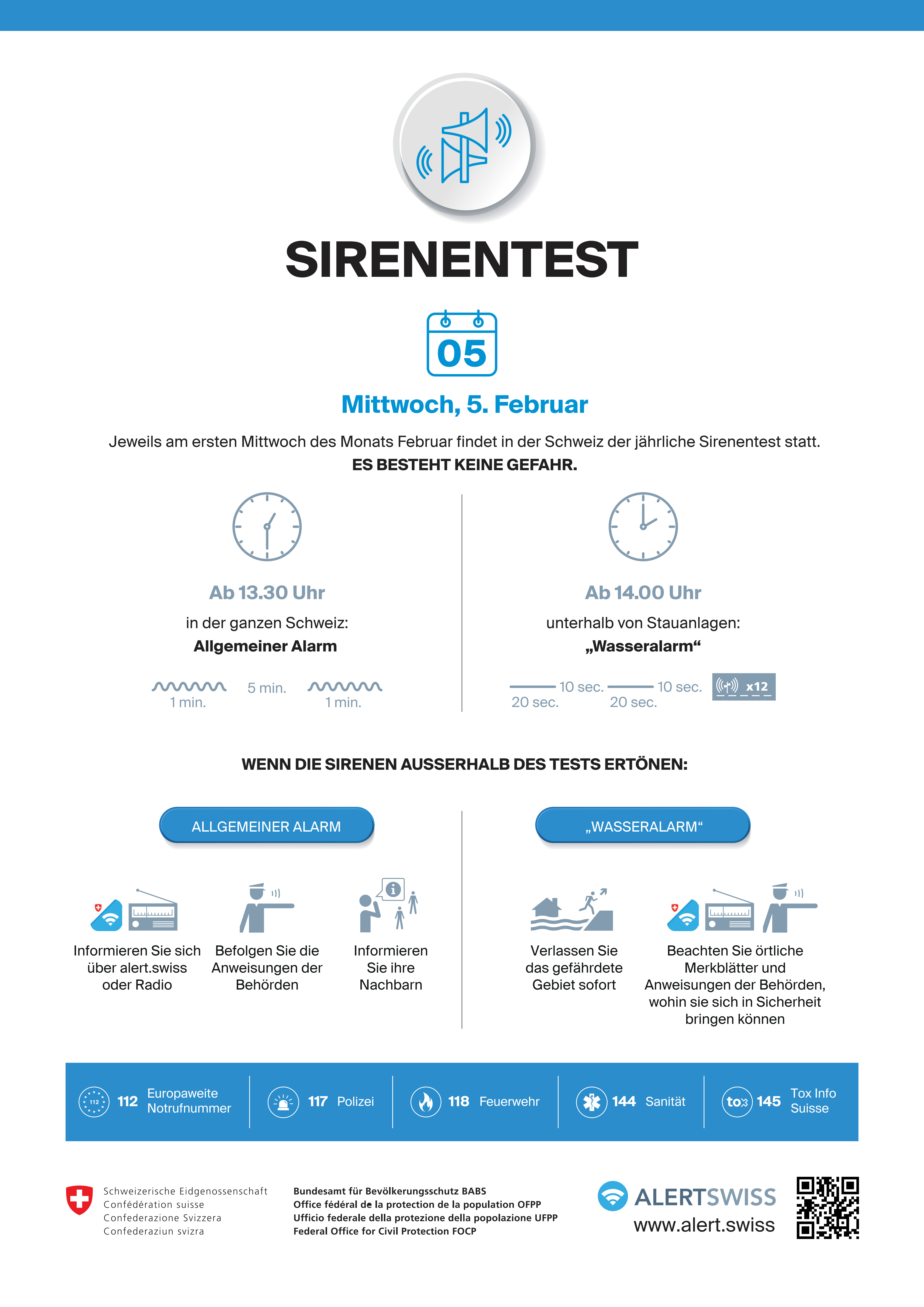 Sirenentest 2025