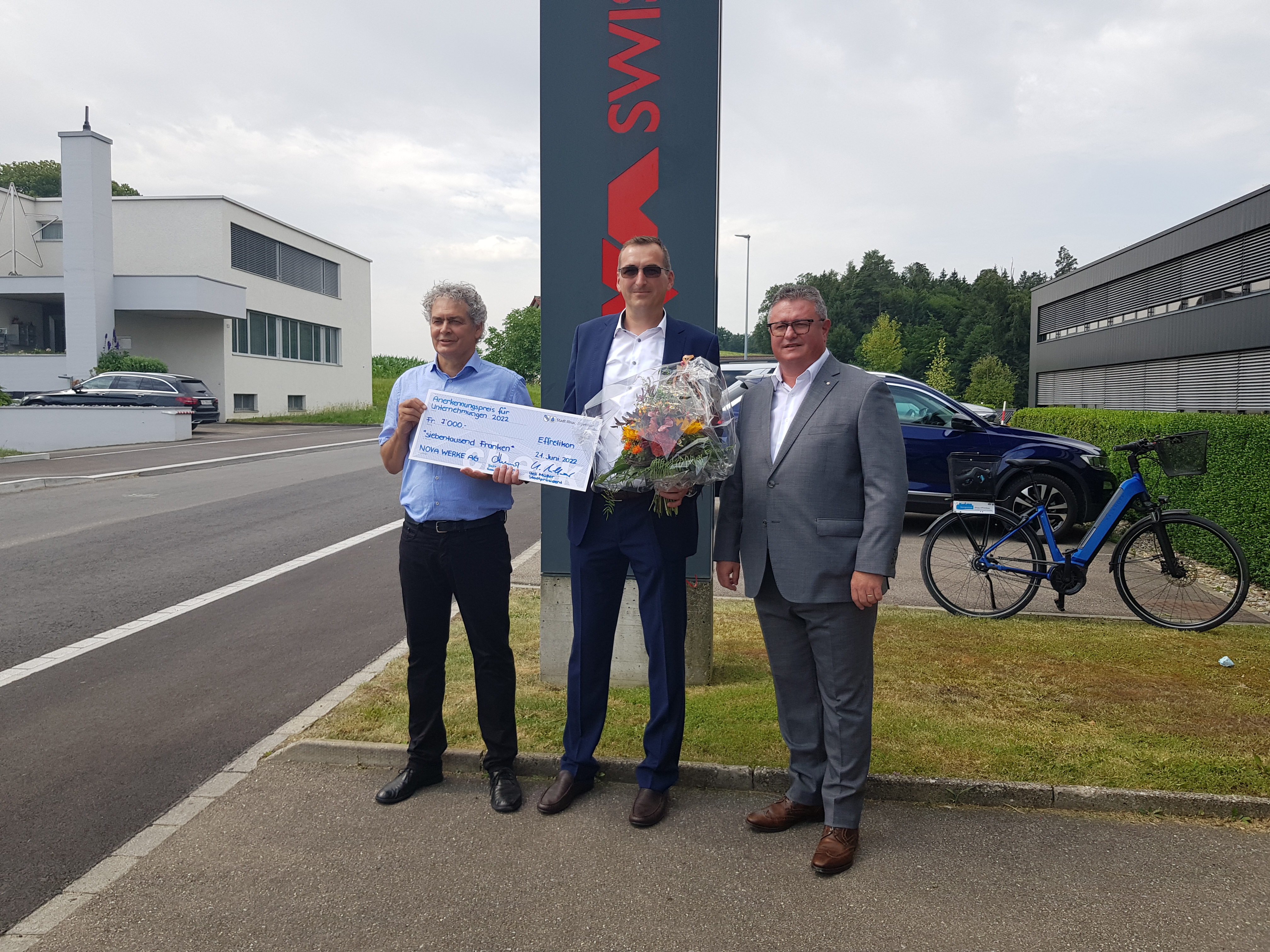 Preisübergabe Nova Werke AG