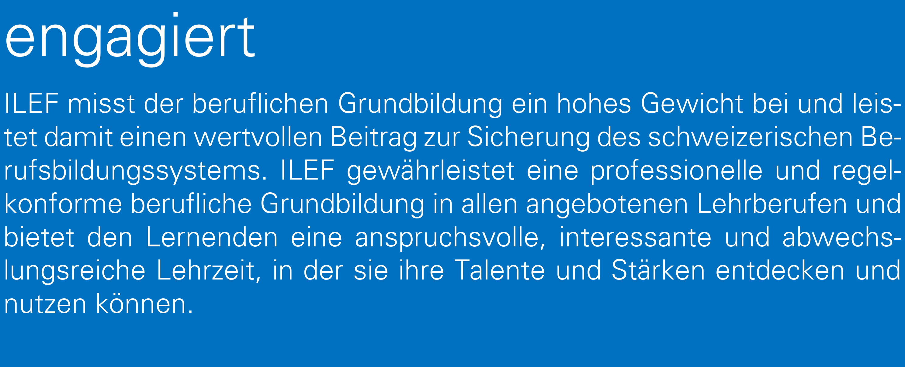 1 engagiert