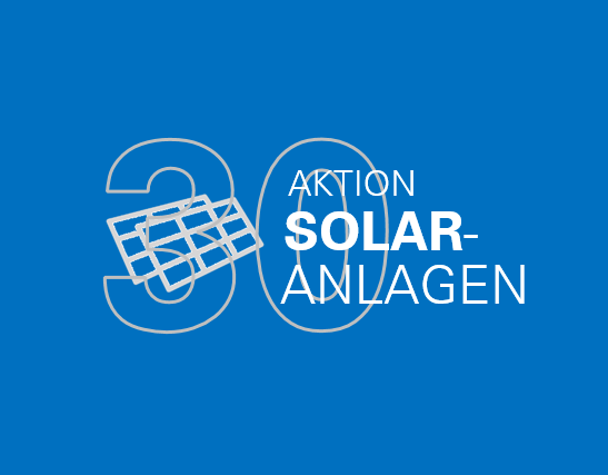 Aktion 30 Solaranlagen