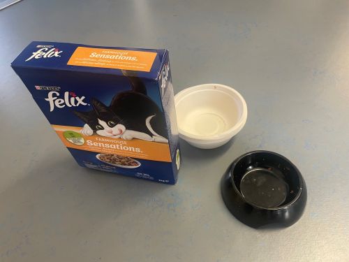Katzenfutter Geschirr