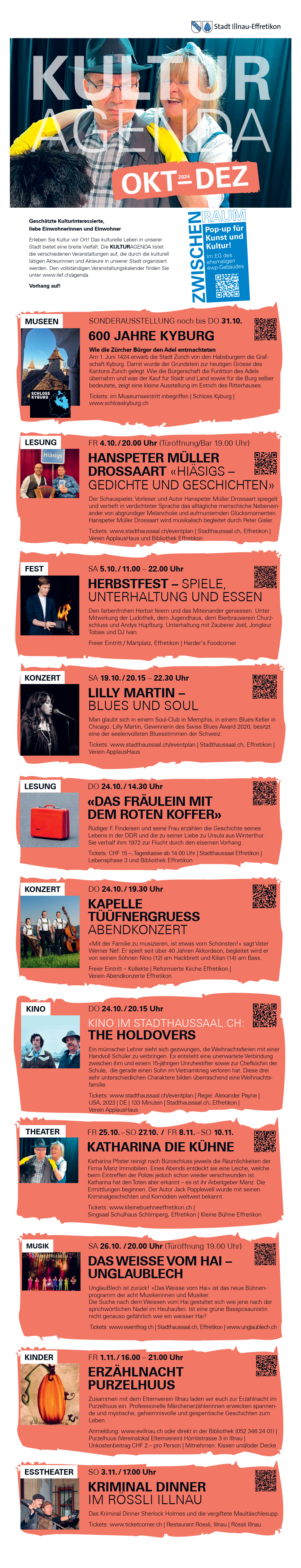 KulturAgenda Oktober - Dezember_1