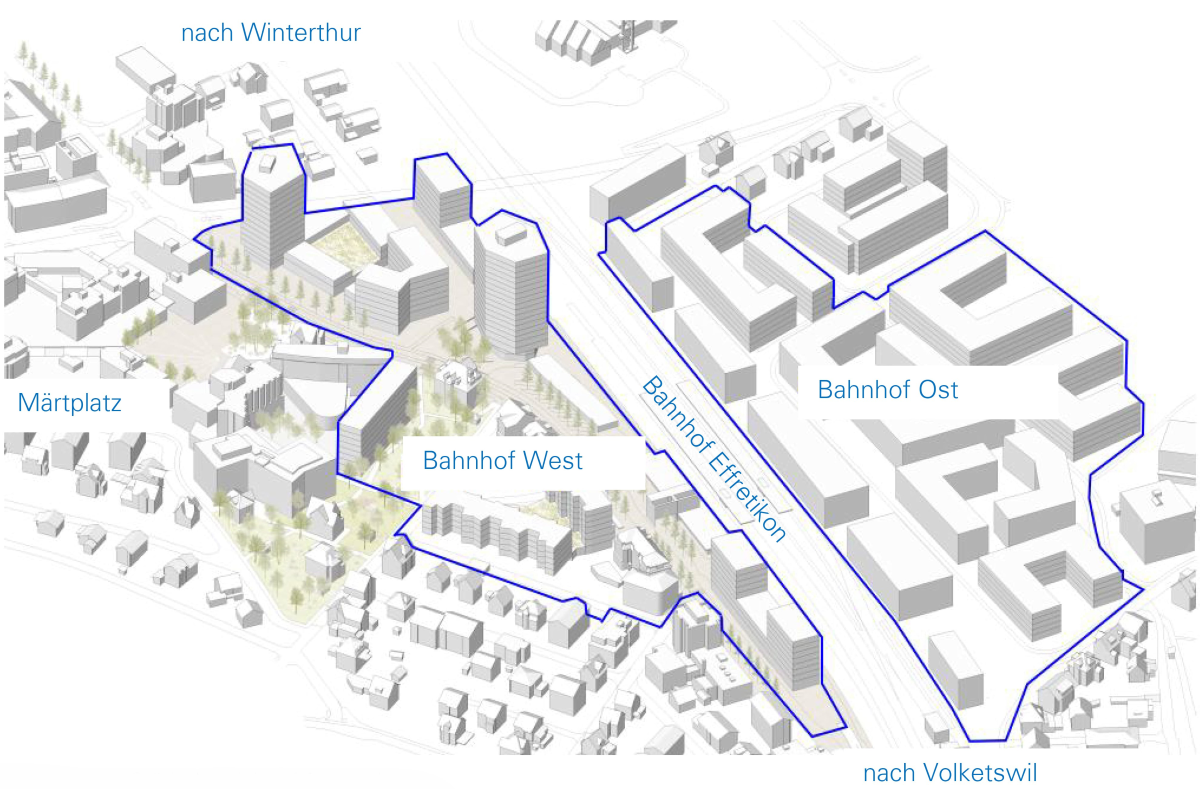 Visualisierung Stadtzentrum