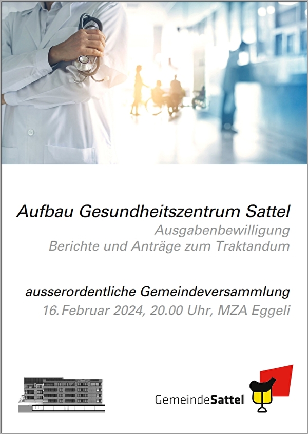 Titelbild der Botschaft zum Gesundheitszentrum