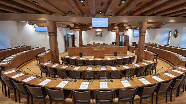 Kantonsratssaal im Rathaus Schwyz