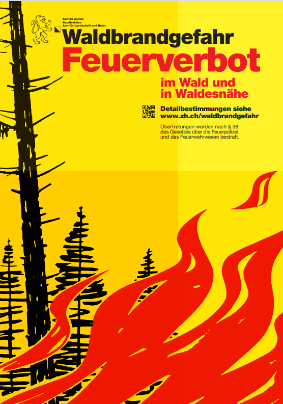 Plakat Feuerverbot