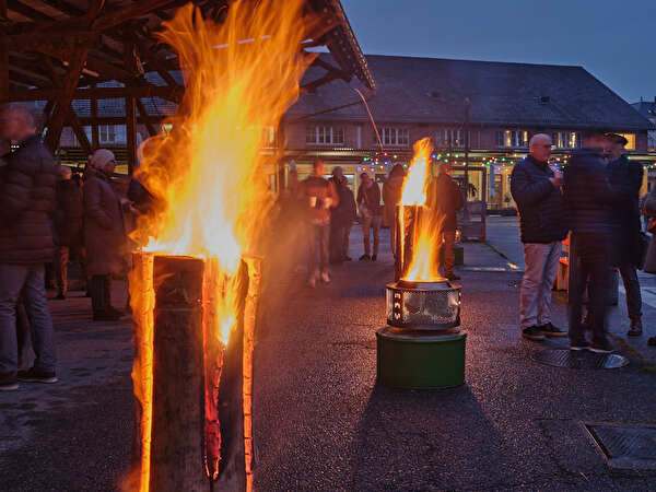 Finnenkerzen am Neujahrsempfang