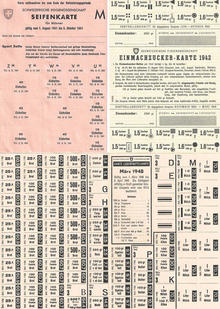 Lebensmittelkarte-Zweiter Weltkrieg