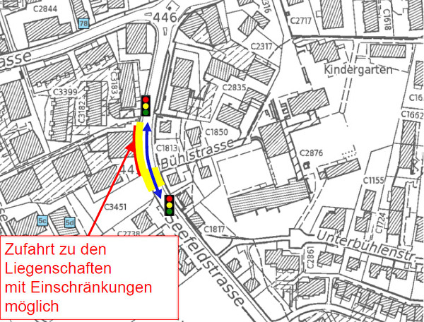 Plan Situation Seefeldstrasse
