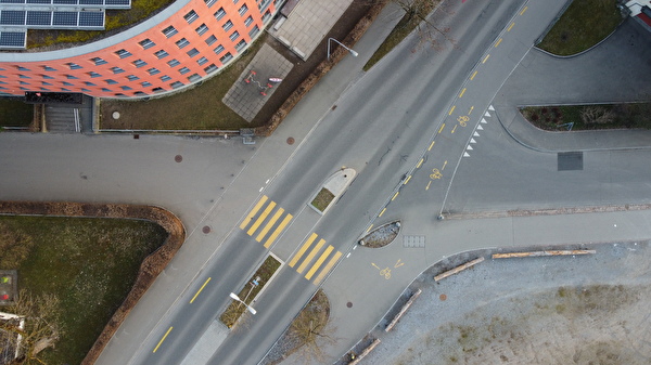 Luftaufnahme Strasse