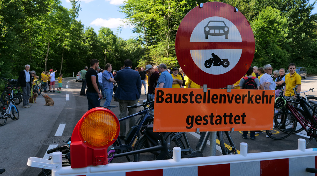 Start am Waldrand in Uster