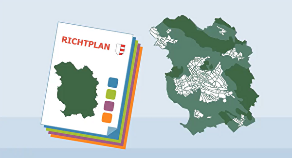 Visualisierung aus dem Erklärfilm Richtplan