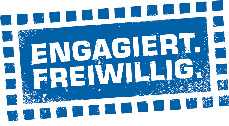 Emblem Engagiert. Freiwillig.