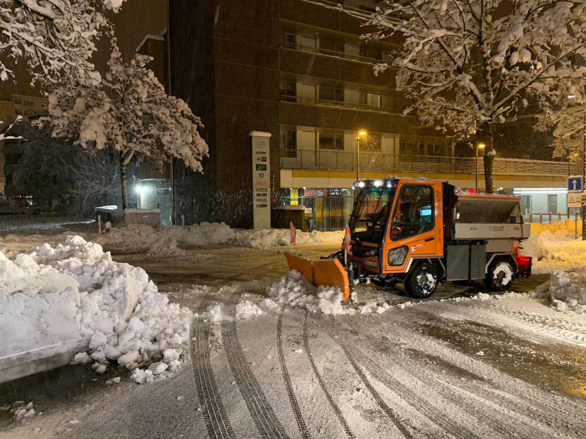 Winterdienst in der Innenstadt