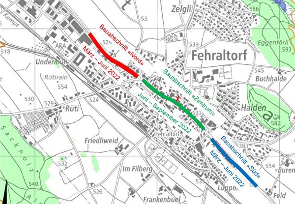 Situationsplan Fehraltorf
