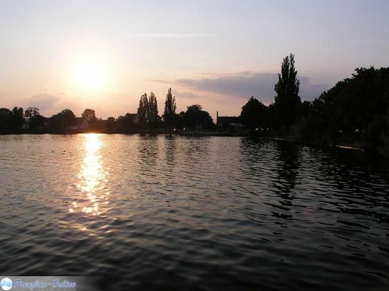Sonnenuntergang über dem Uckersee
