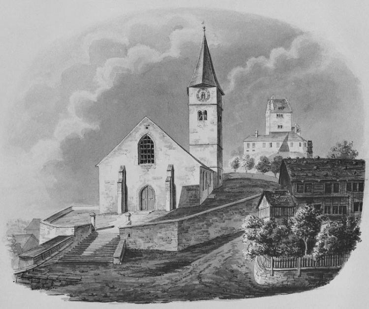 Bild alte Kirche von Keller