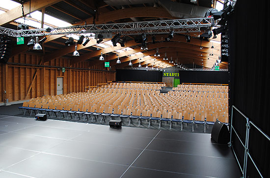 Landihalle hergerichtet