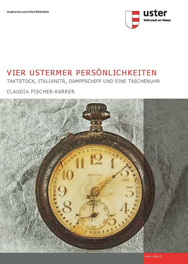 Titelbild Publikation, Taschenuhr von Albert Wirz