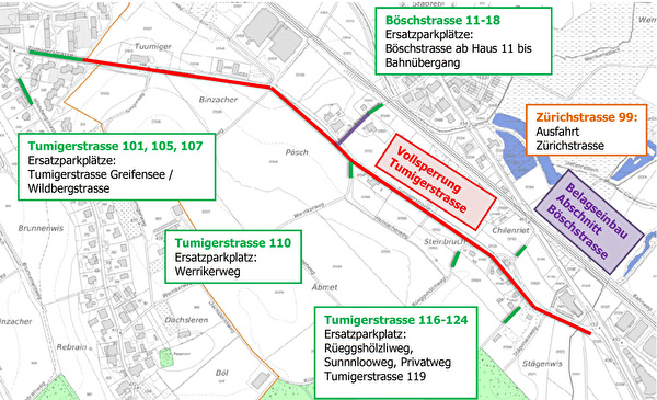Situationsplan Tumigerstrasse