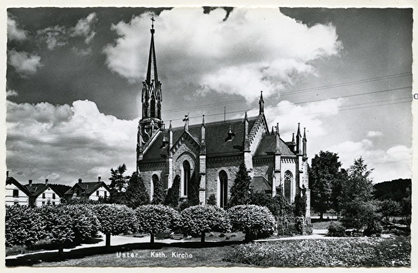 Herz-Jesu-Kirche im Jahr 1910
