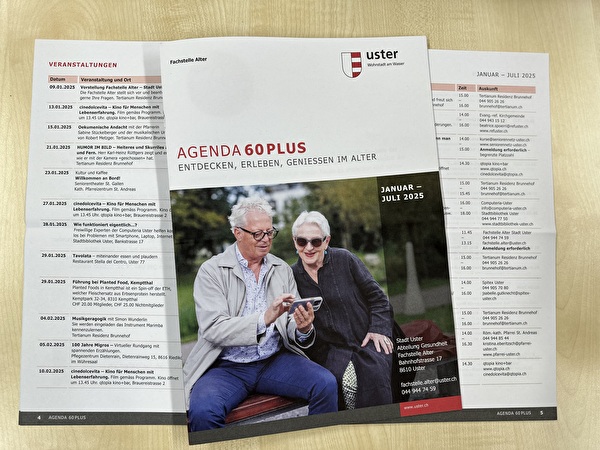 Broschüre Agenda 60Plus