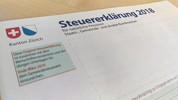 Abbildung Steuererklärung 2018