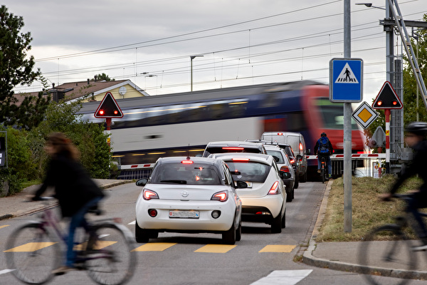 Situation Bahnübergang Winterthurerstrasse