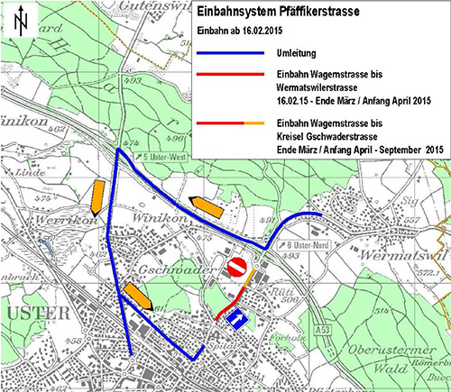 Situationsplan Pfäffikerstrasse