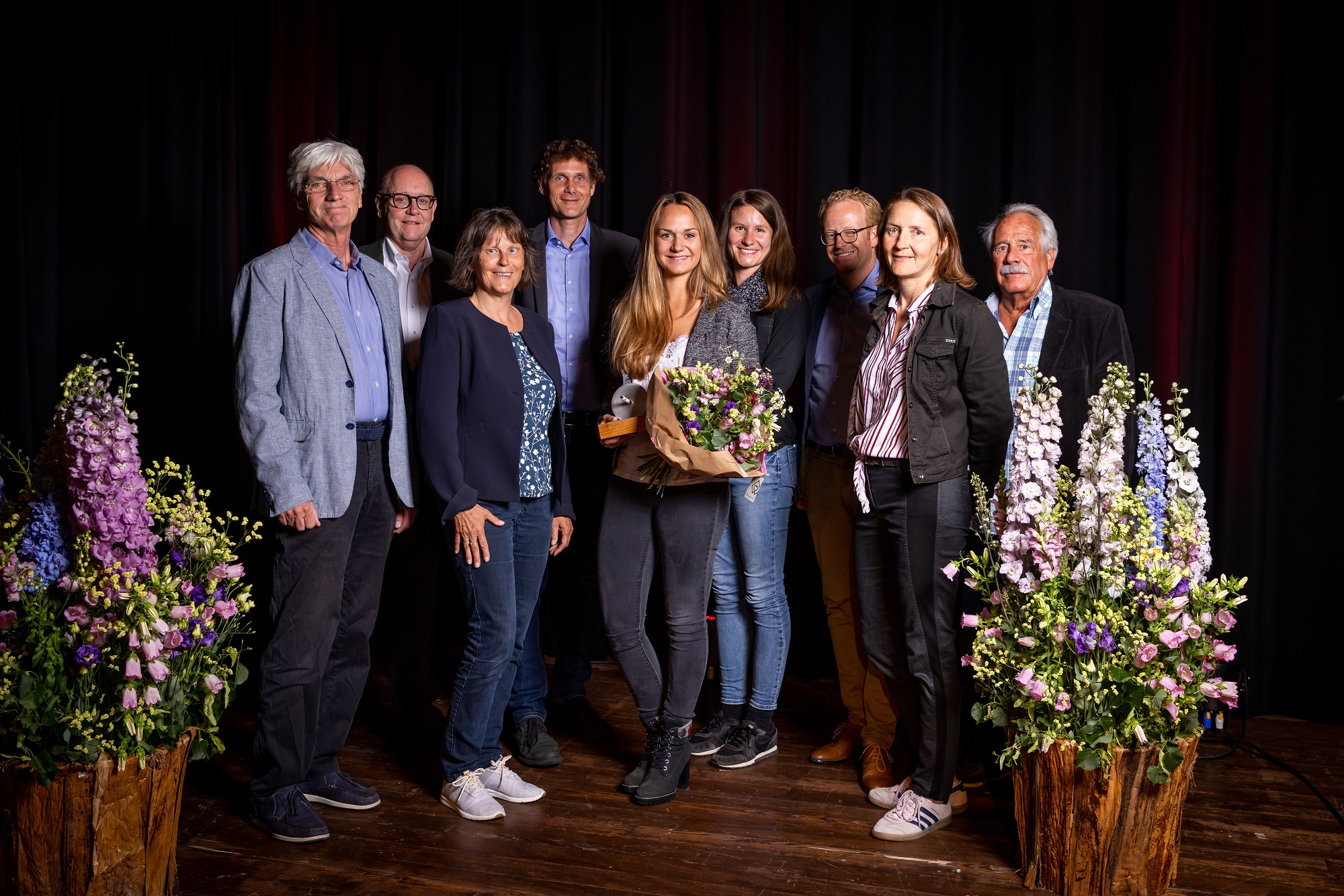 Gewinnerin Sportpreis: Estelle Wettstein mit Gästen