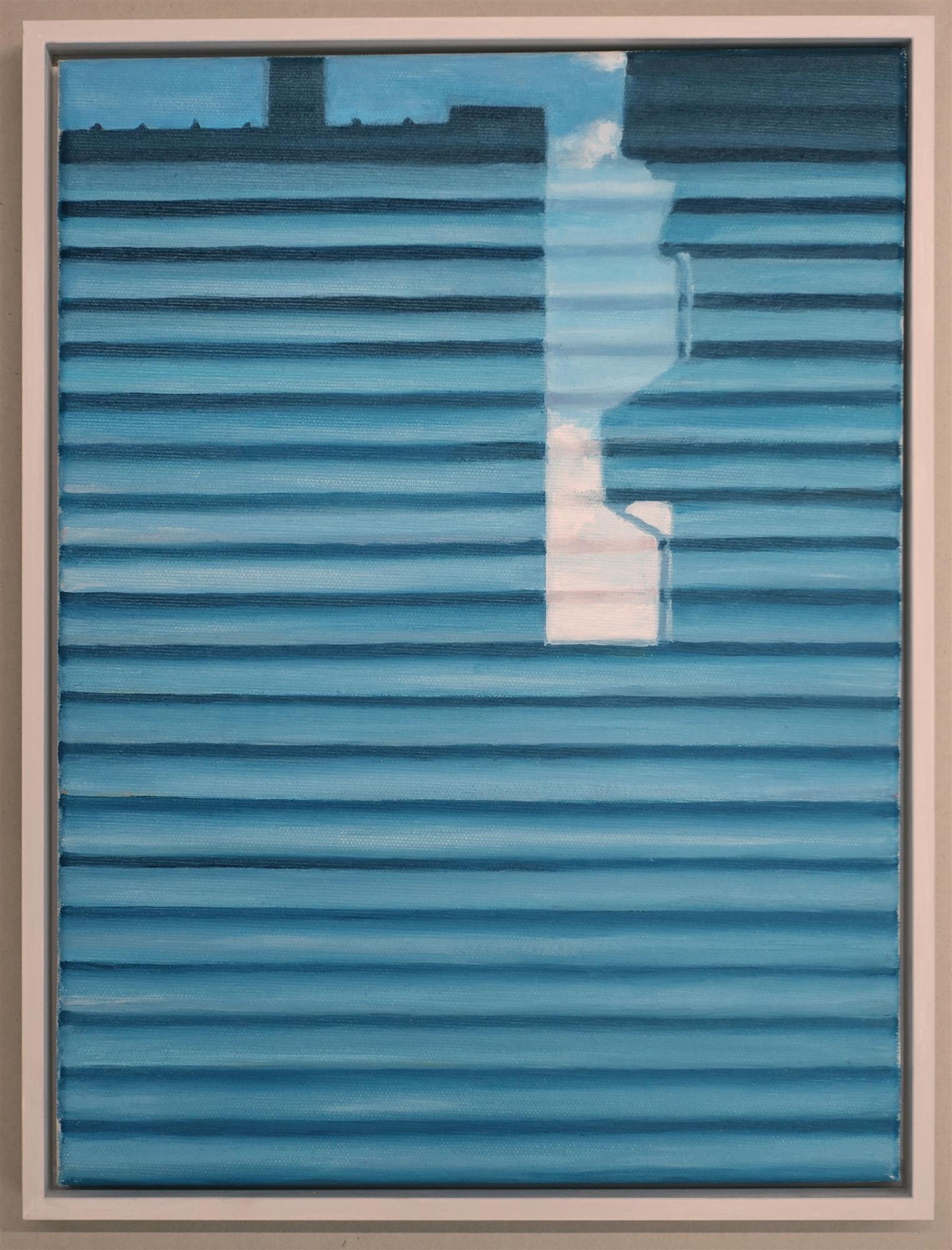Jalousie, 2016, Öl auf Leinwand, 40 x 30 cm