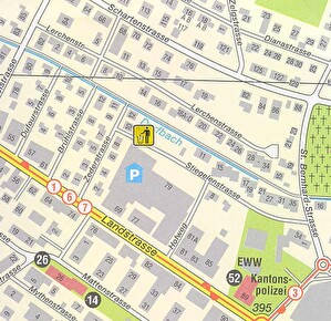 Lageplan Wertstoffsammelstelle